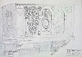 Disegno di William Richard Lethaby, raffigurante una tomba nei chiostri di S. Antonio, Padova, matita e pastello colorato, fine XIX-inizi XX secolo. (Oscar Mario Zatta)